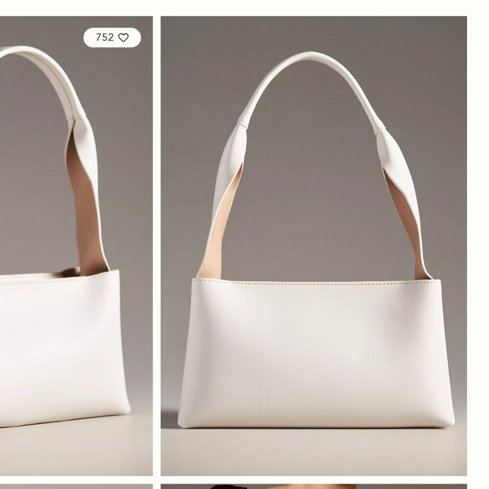 Anthropologie Faux Leather Envelope Shoulder Bag